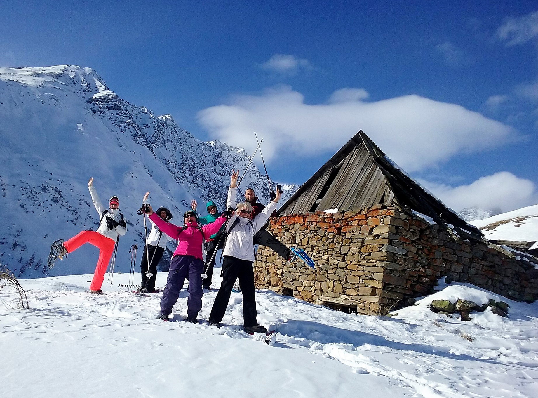 sortie en raquette à Valloire - la der des der