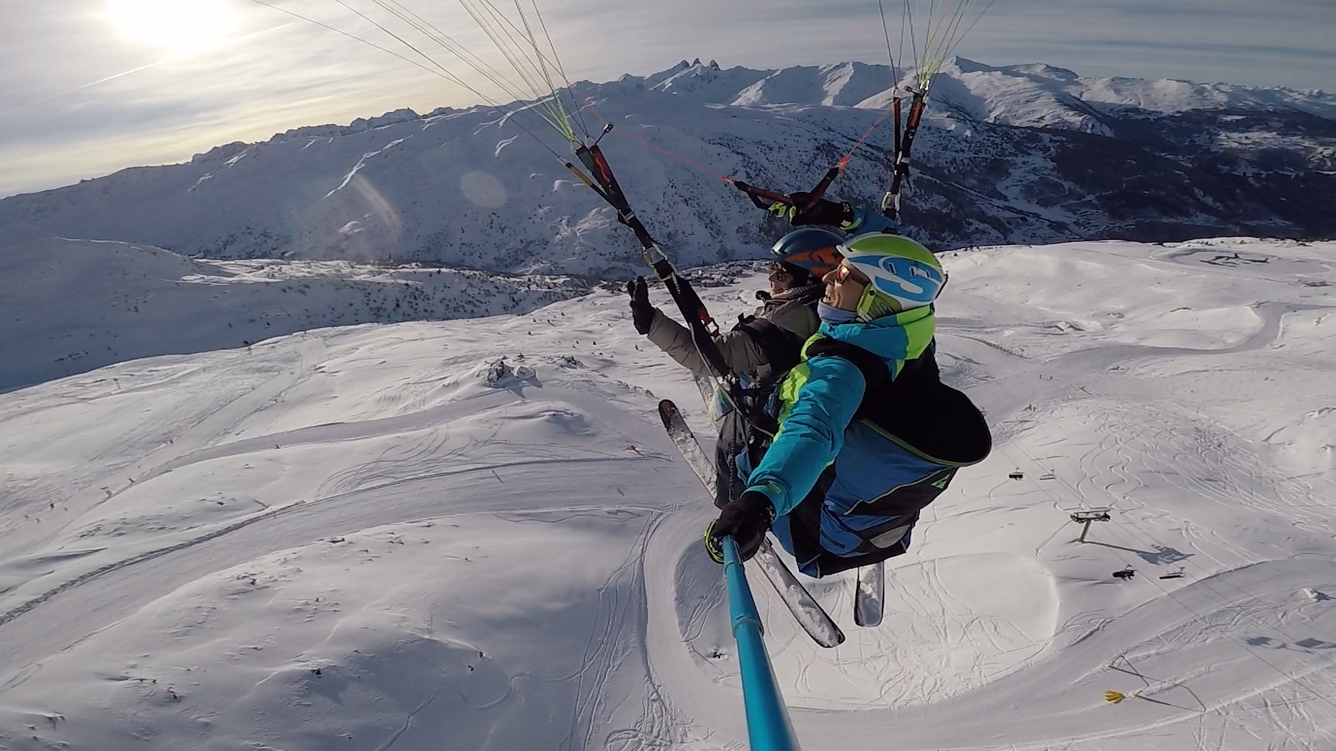 parapente valmeinier savoie france alpes