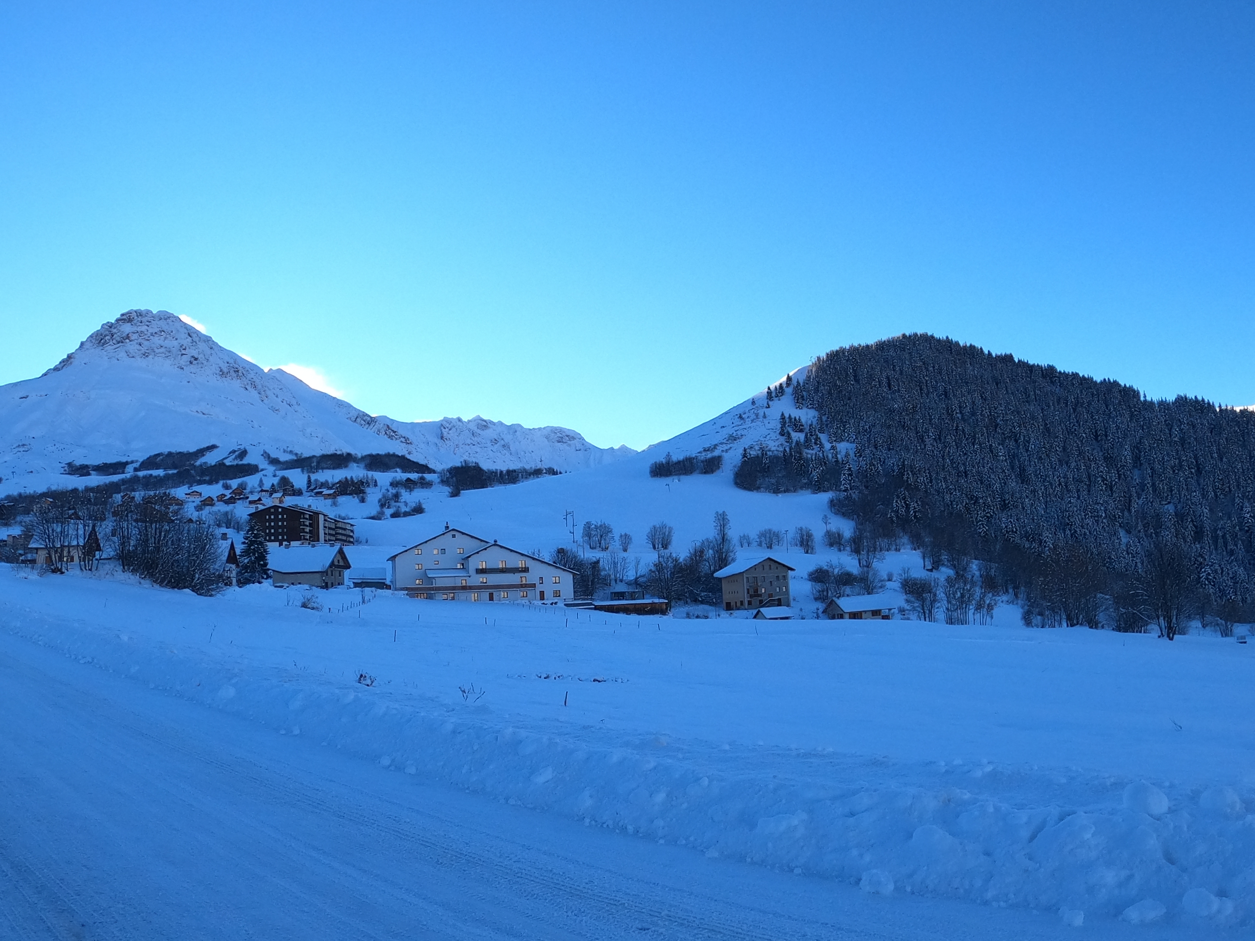 premiere descente Albiez