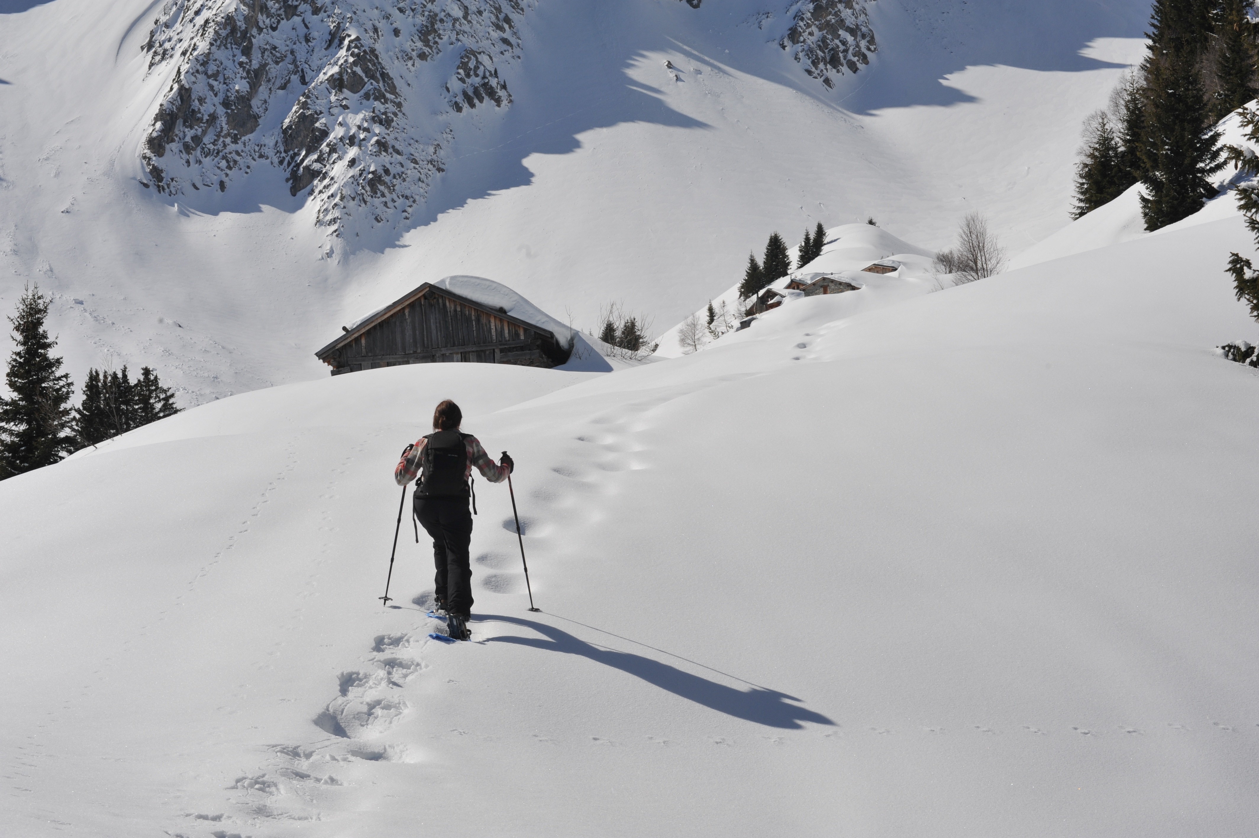 Raquettes avec Pierrot Descotes Pralognan-la-Vanoise
