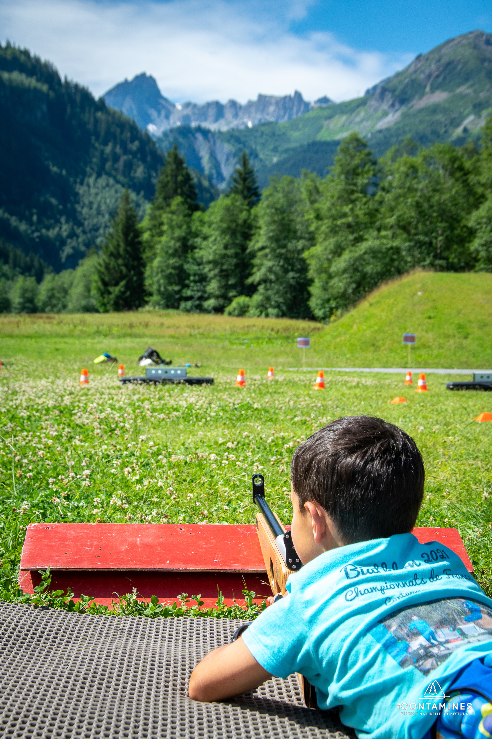 Biathlon aux Contamines Montjoie