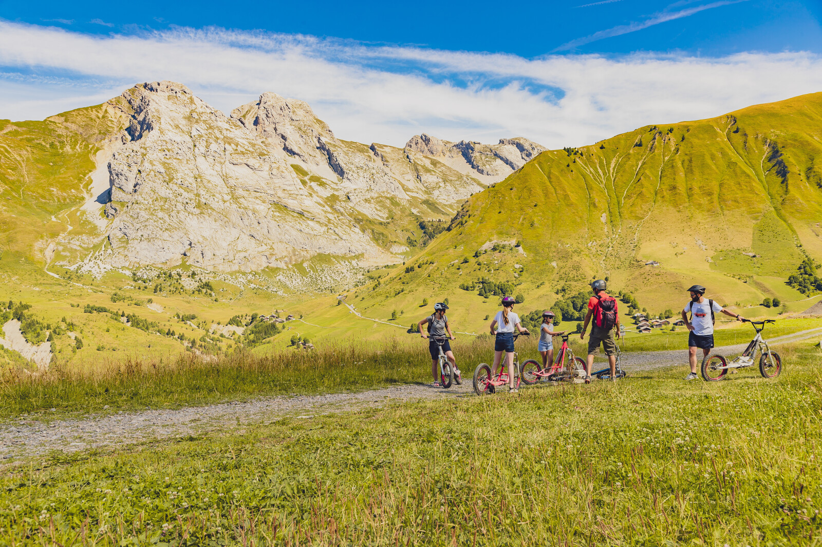 Trottinette au Grand-Bornand