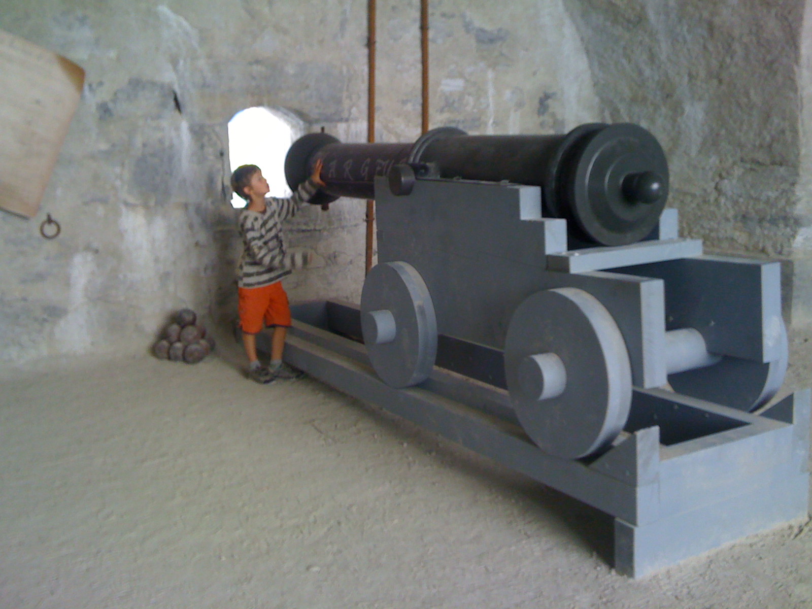 Canon sur le parcours