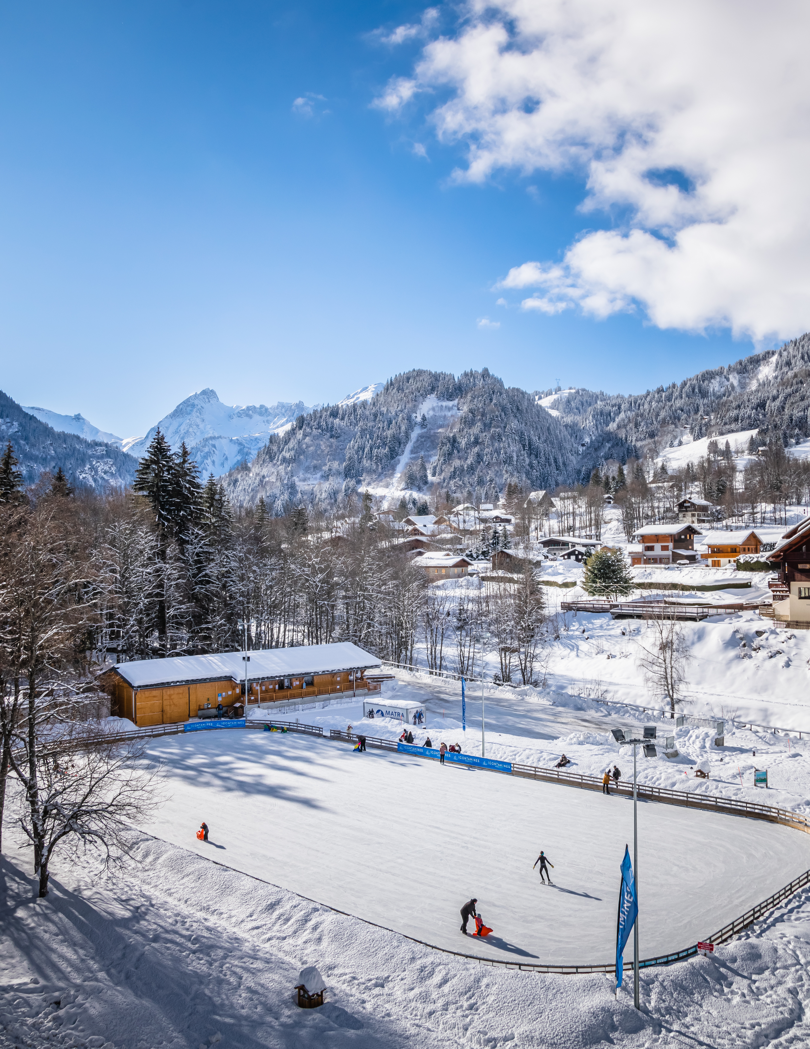 Initiation hockey sur glace aux Contamines