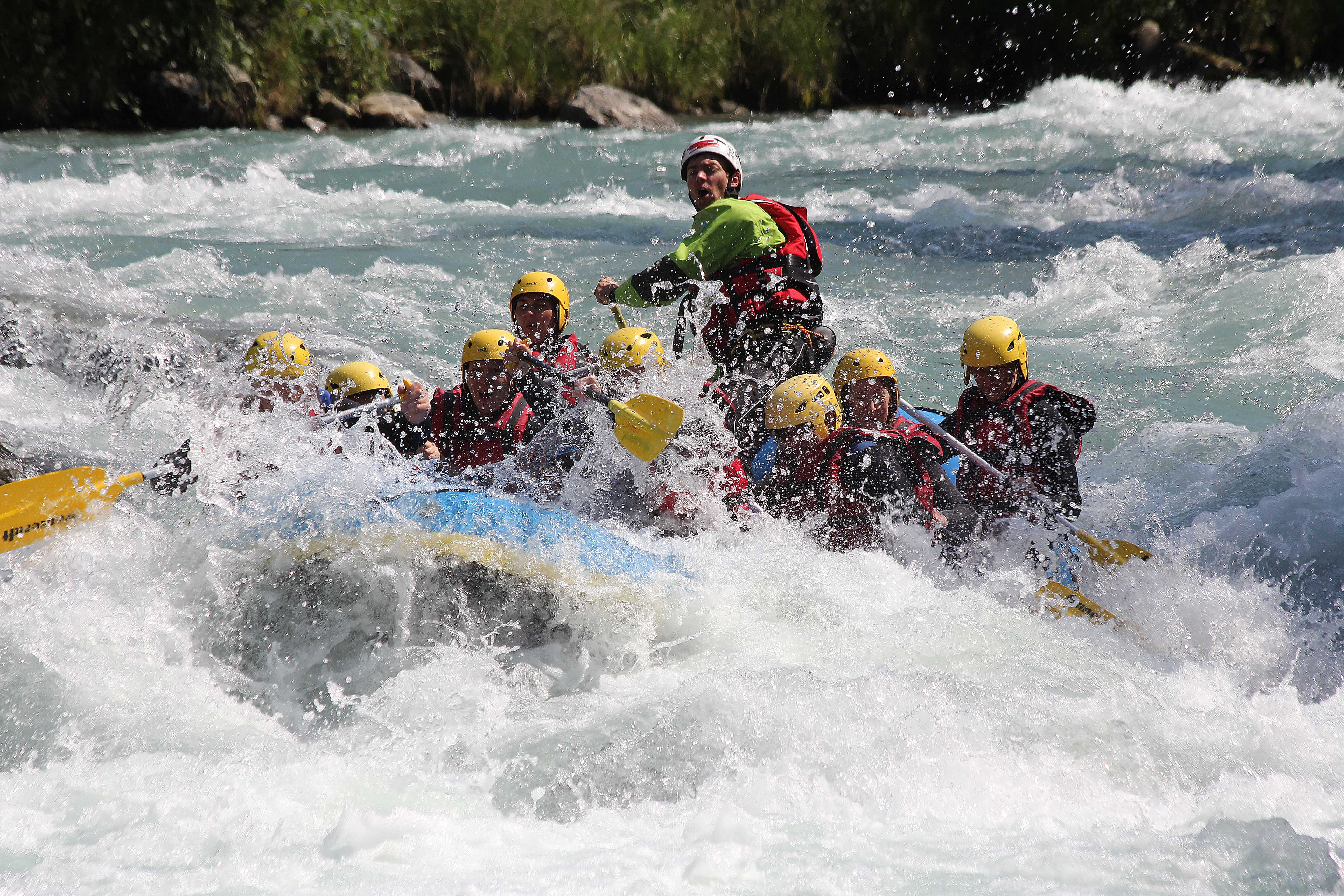 Rafting, descente de l'Isère