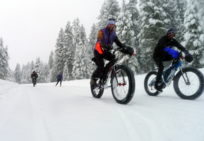 Fat bike hiver