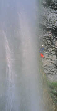 Descente de canyon