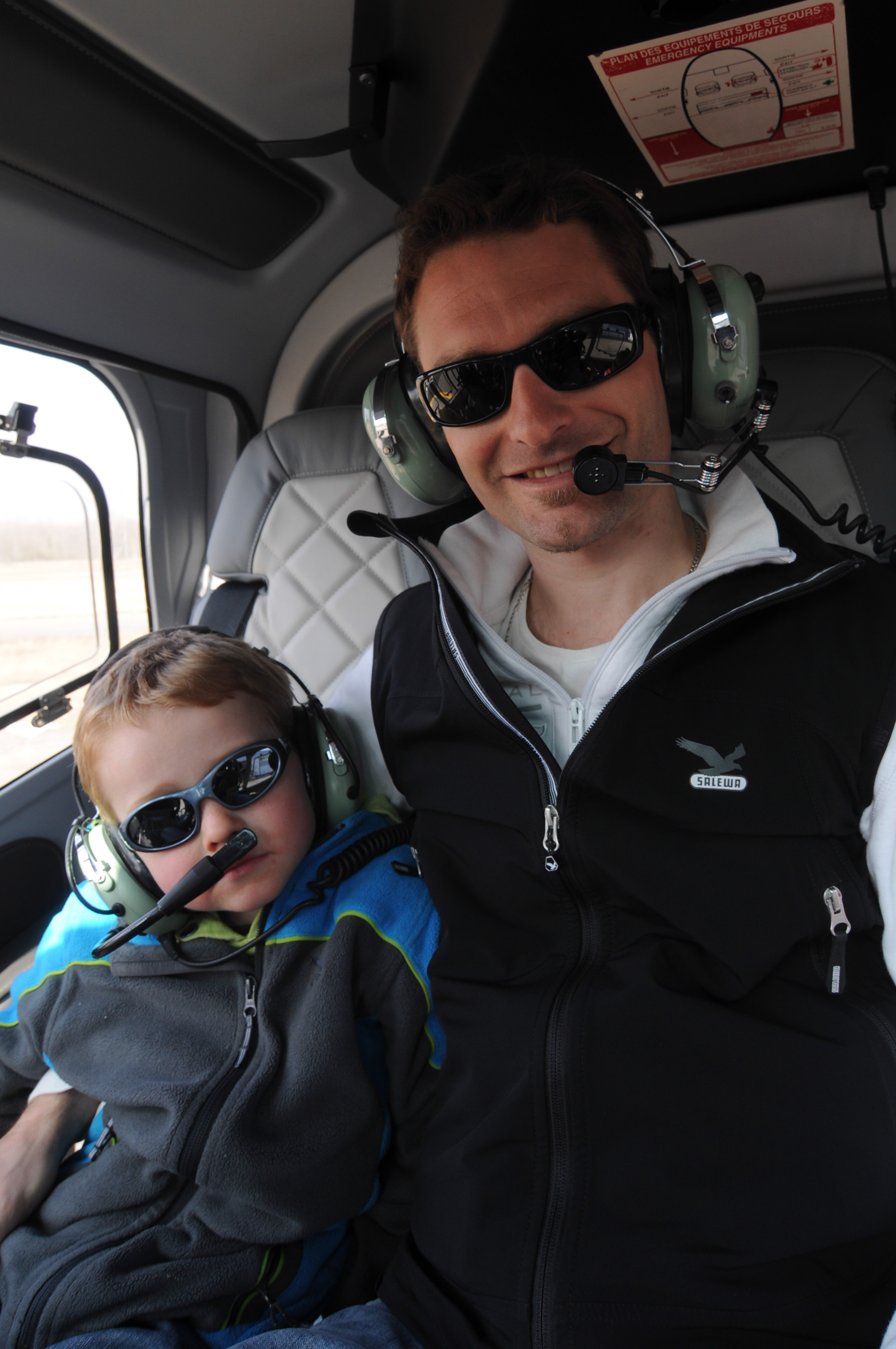 Tour en famille dans les airs