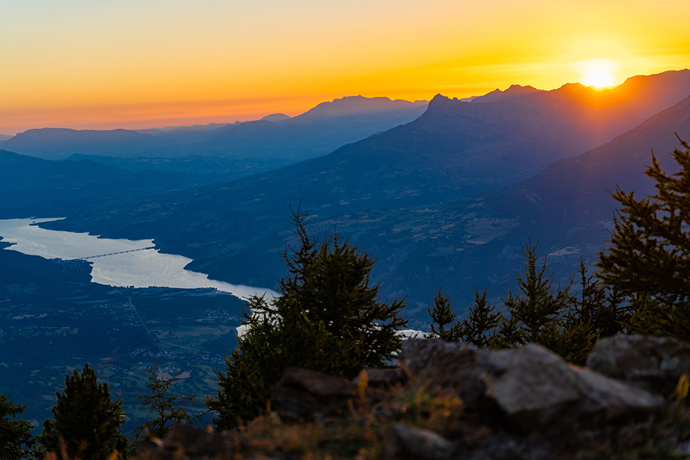Vue lac depuis Le Méale