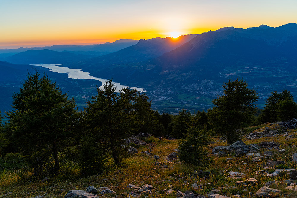 Vue lac depuis Le Méale