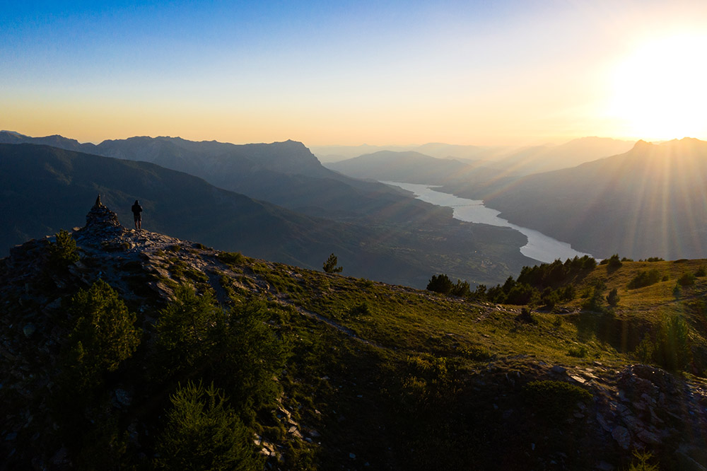 Vue lac depuis Le Méale