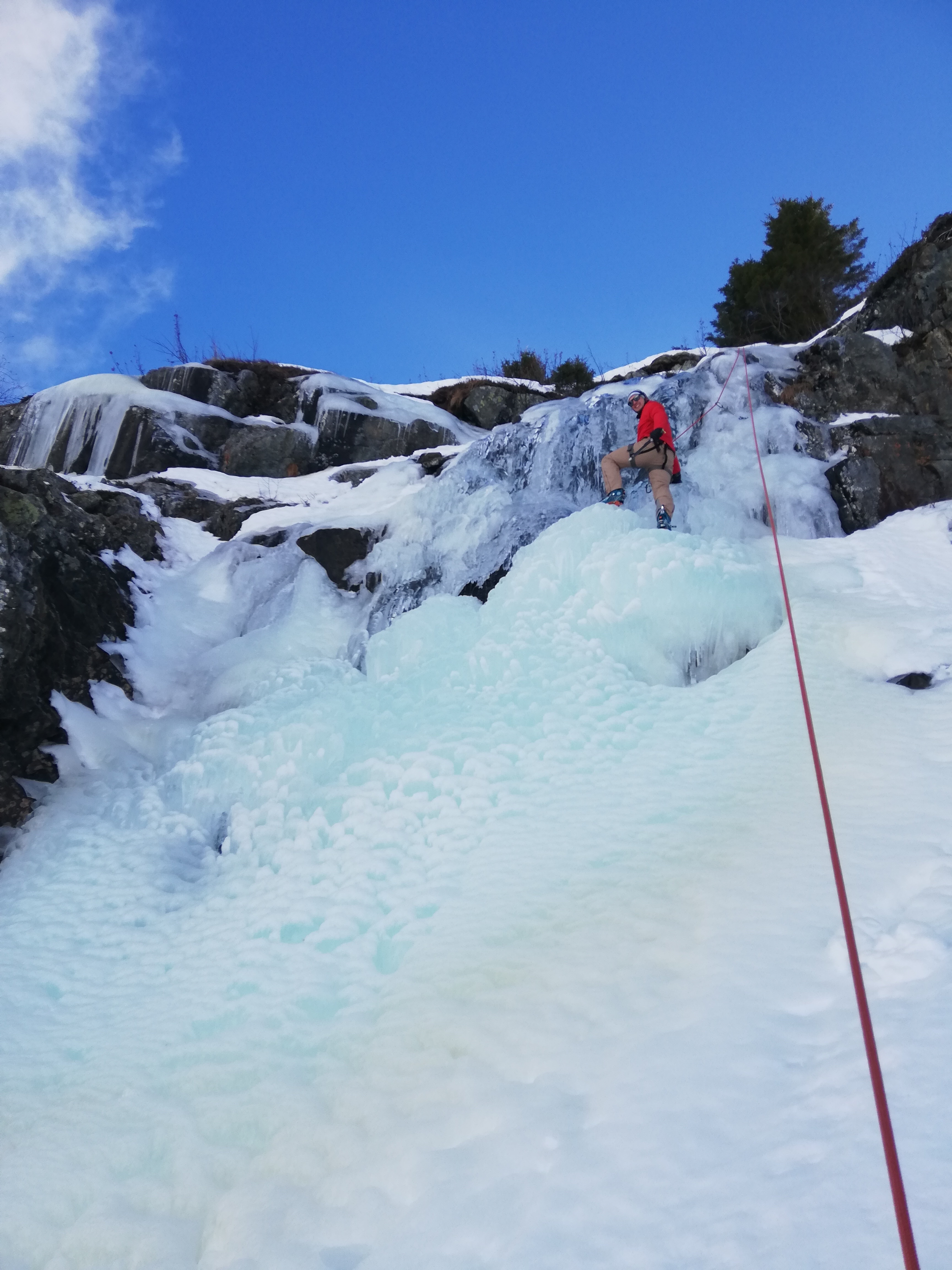 cascade de  glace