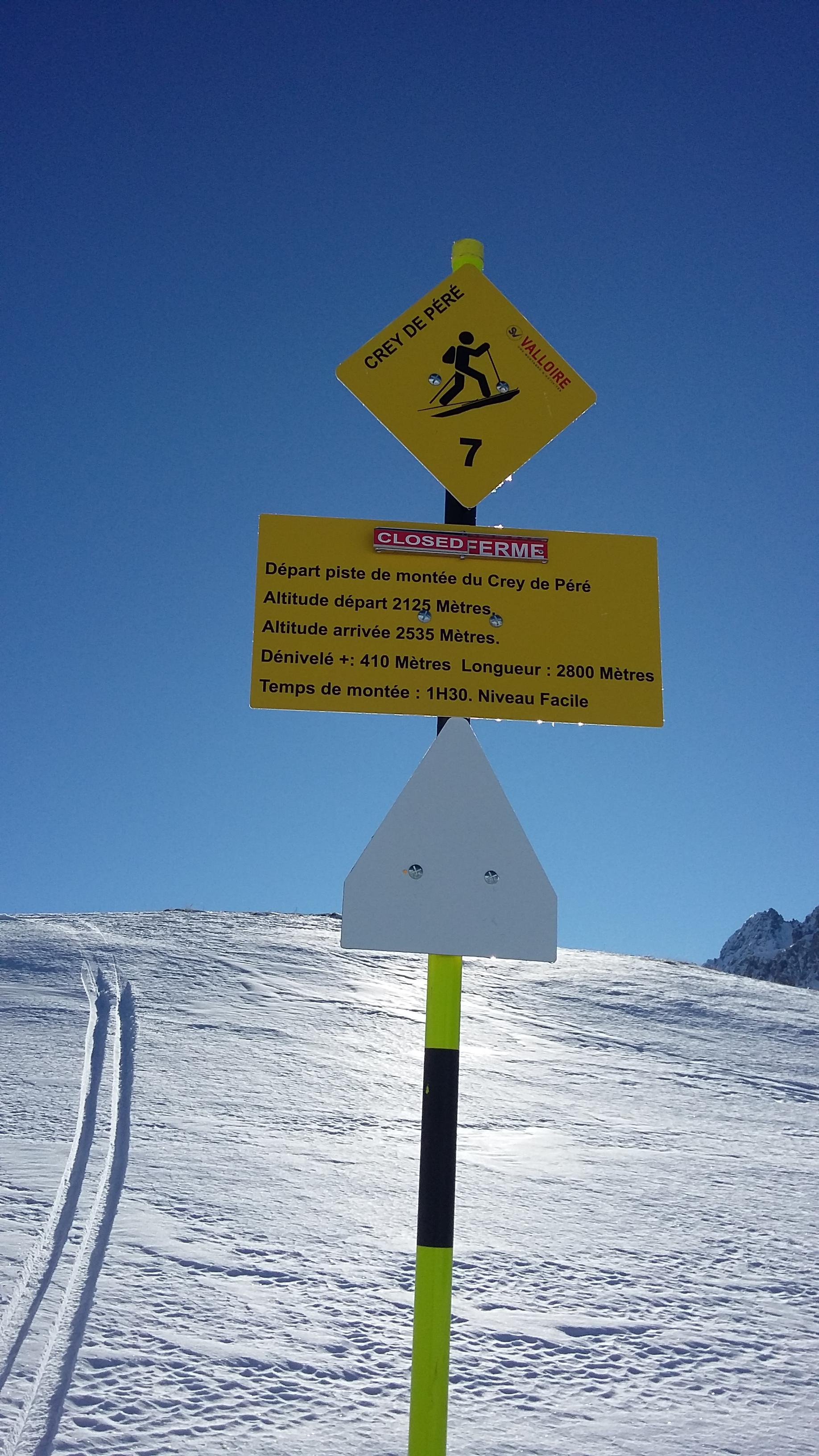 Départ parcours de peré