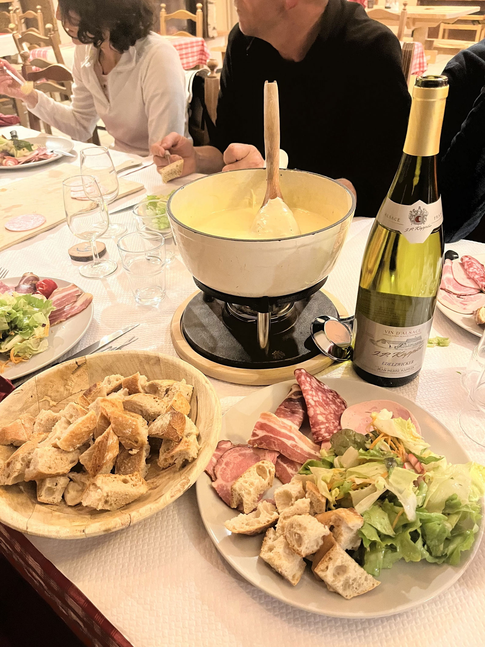 Fondue au restaurant Oh les Welches 