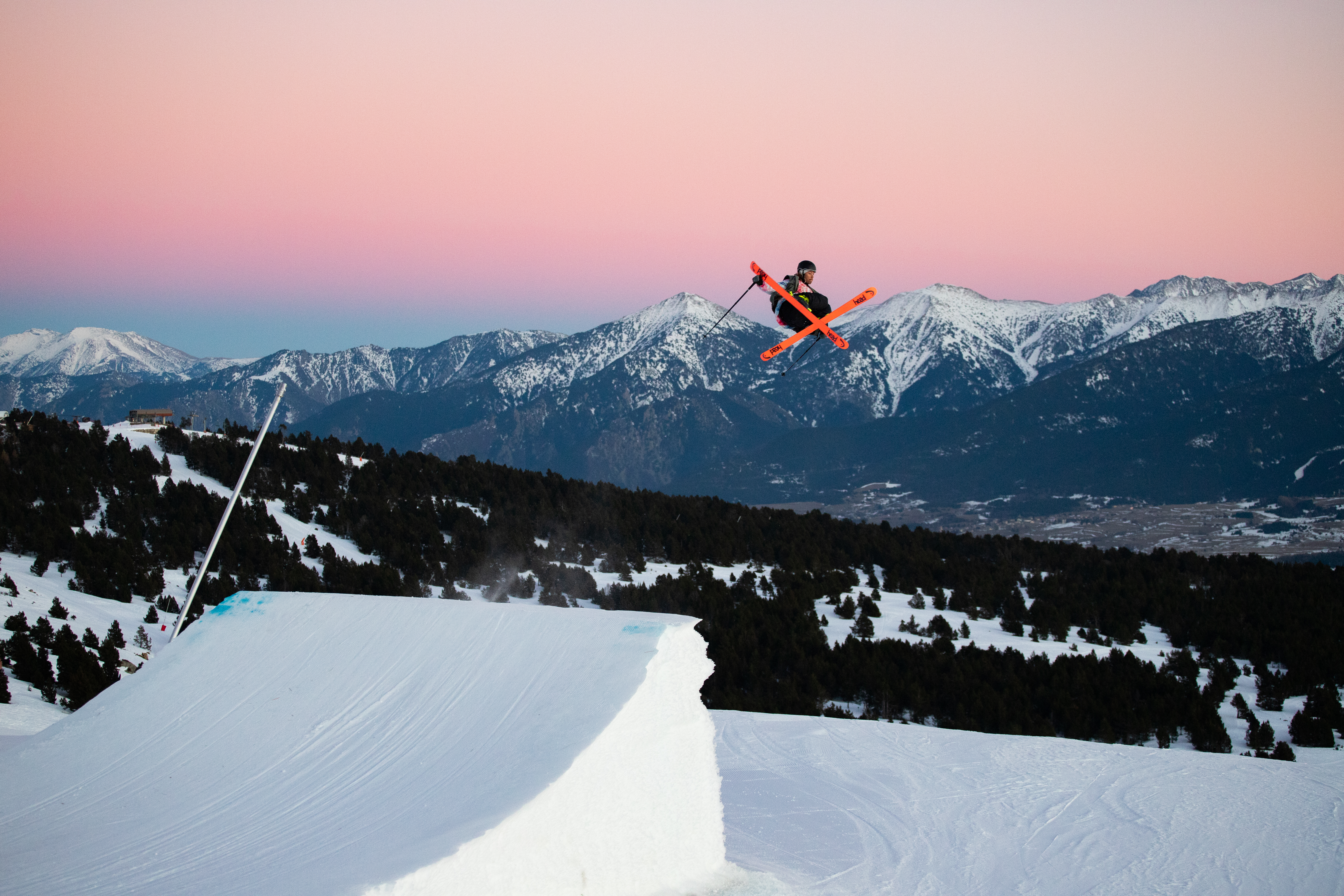 FontRomeu_Coucher de Soleil sur le snowpark _@AudeCaballero.