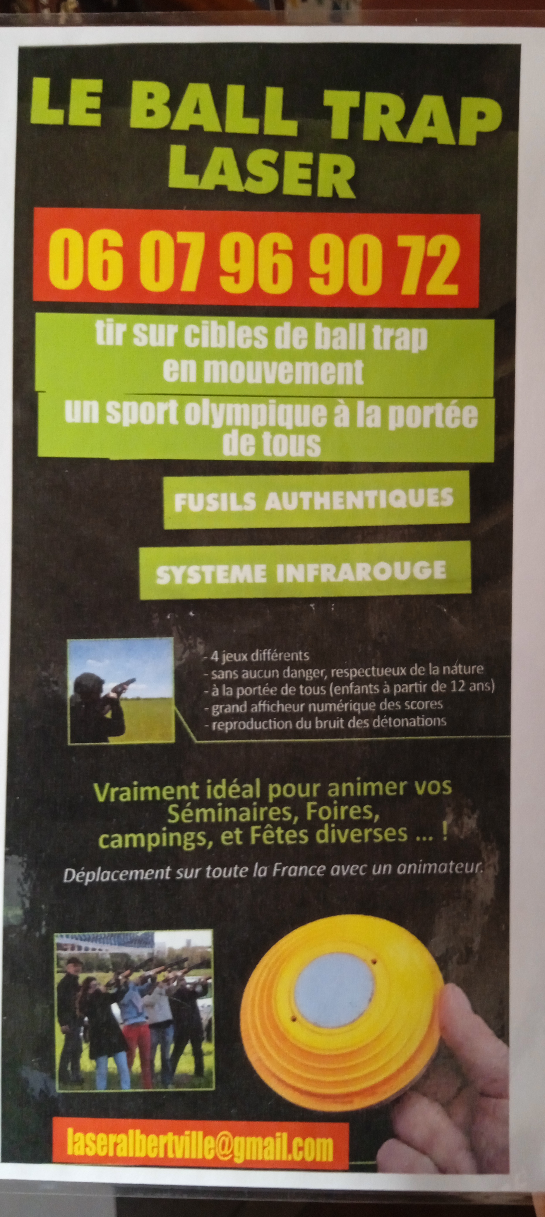 LE BALL TRAP LASER