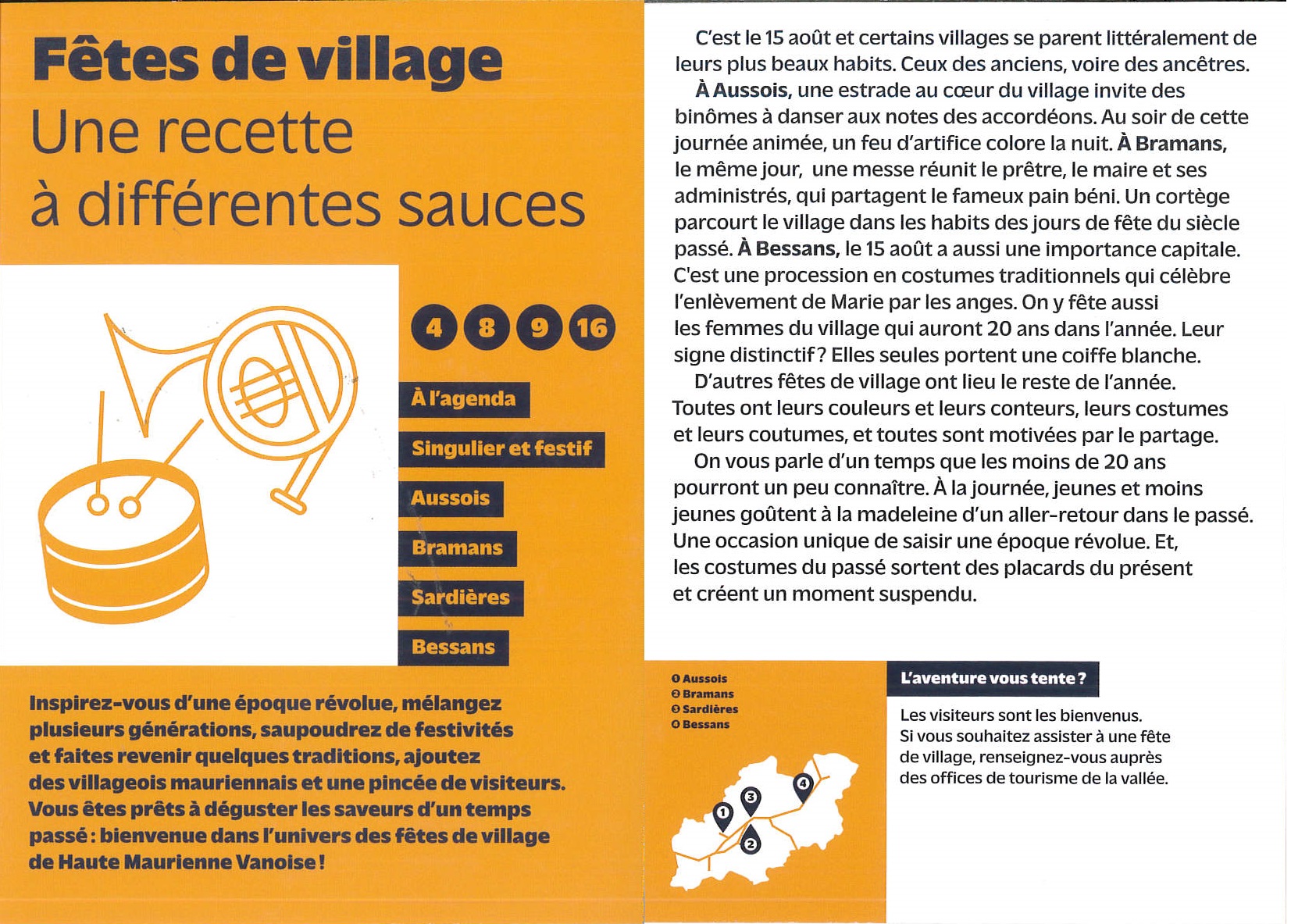 14 & 15 Août - Grande fête traditionnelle du village-station d'Aussois