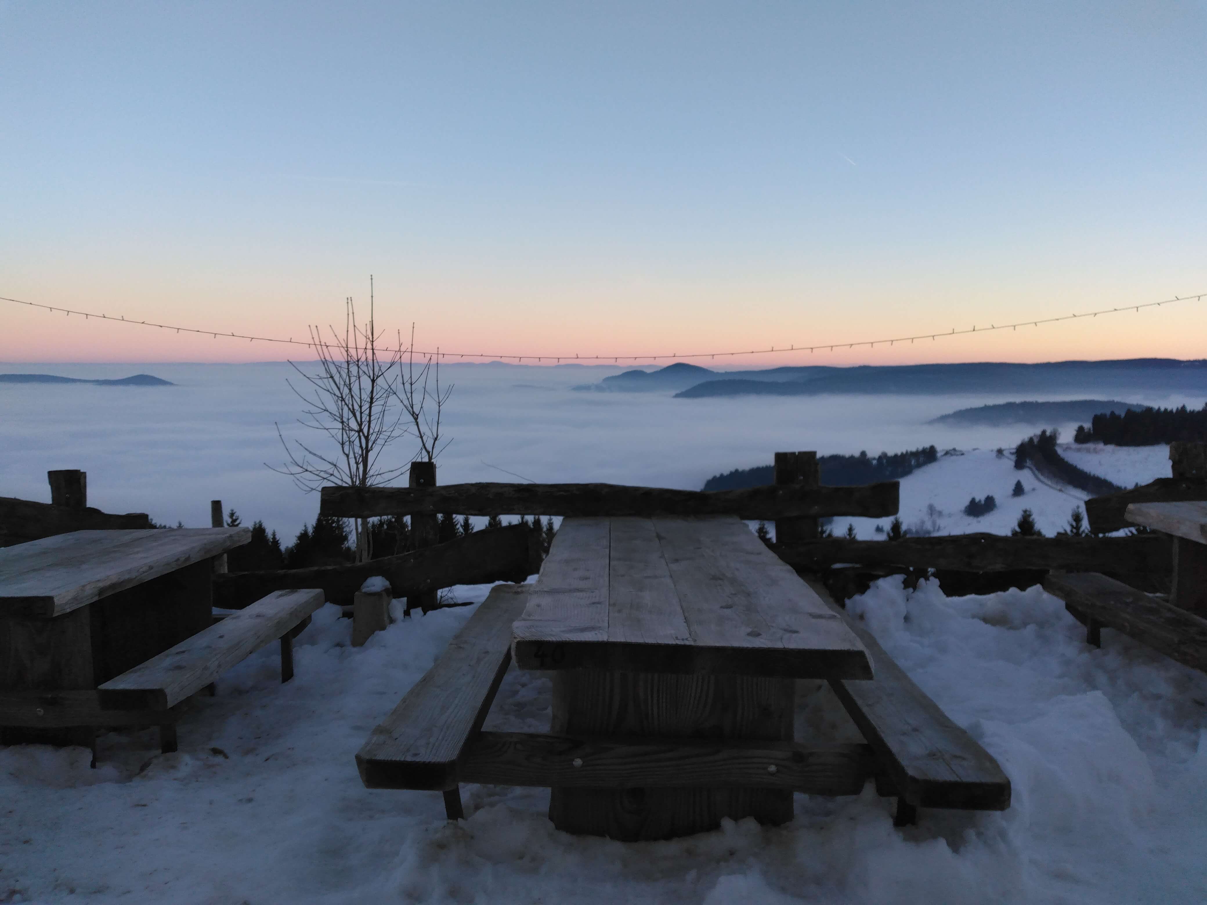 Sortie raquettes fondue au Lac Blanc