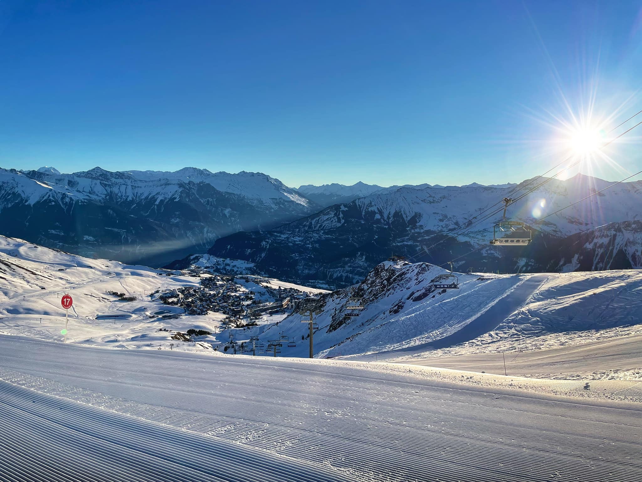 Une véritable carte postale ce matin