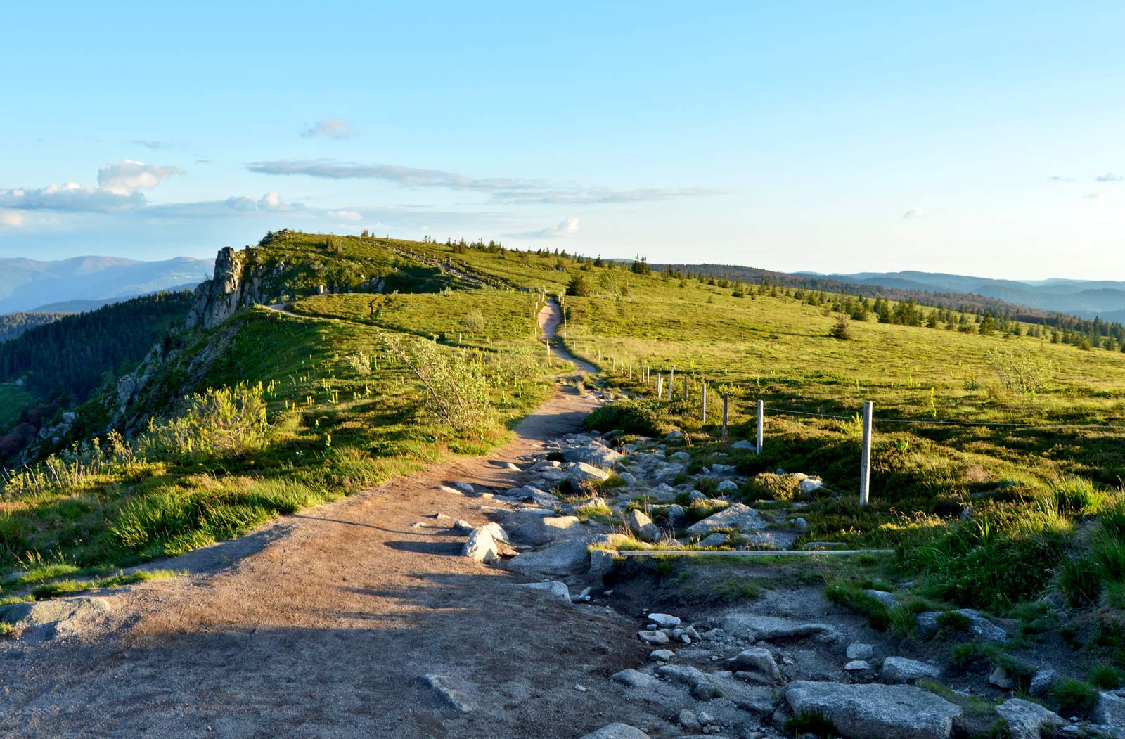 Sur les crêtes